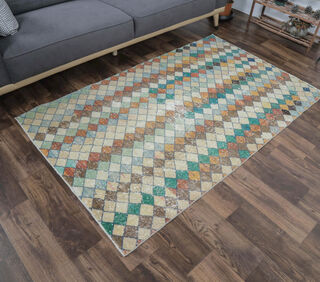 Beran - Retro Vintage Anatolian Rug - Thumbnail