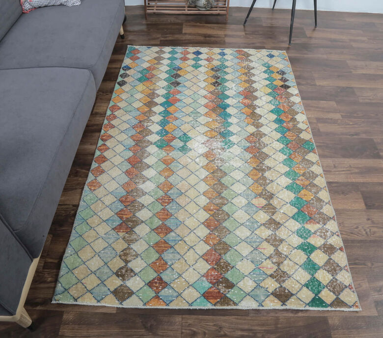 Beran - Retro Vintage Anatolian Rug