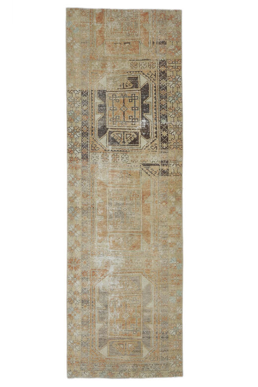 Bercin - Distressed Colorful Runner Rug