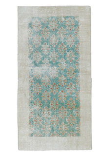 Berran - Neutral Bordered Spring Rug - Thumbnail