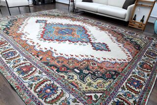 Bohemian Persian Handmade Wool Rug - Thumbnail