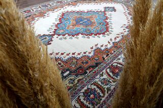 Bohemian Persian Handmade Wool Rug - Thumbnail