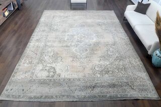Bohemian Vintage Bohemian 10x13 Wool Persian Rug - Thumbnail
