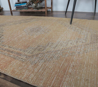 Cacak - Faded Orange Runner Rug - Thumbnail