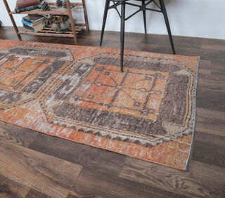 Candash - Oushak Vintage Runner Rug - Thumbnail