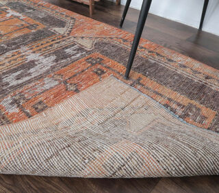 Candash - Oushak Vintage Runner Rug - Thumbnail