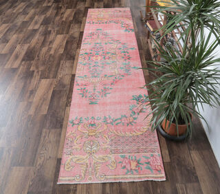 Ceyhan - Pink Runner Rug - Thumbnail