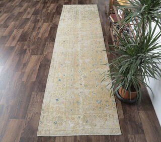 Cicek - Neutral Floral Runner - Thumbnail