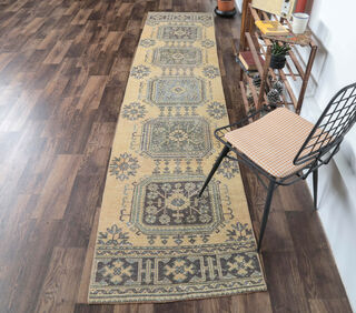 Davina - Oushak Runner Rug - Thumbnail