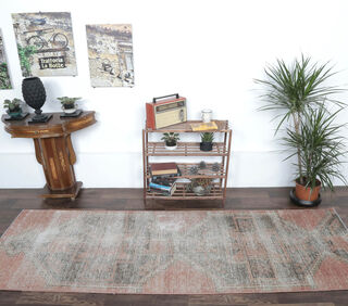 Dide - Distressed Vintage Runner Carpet - Thumbnail