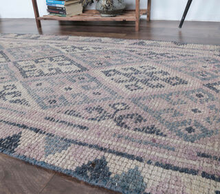 Dilani - Pastel Purple Vintage Runner Rug - Thumbnail