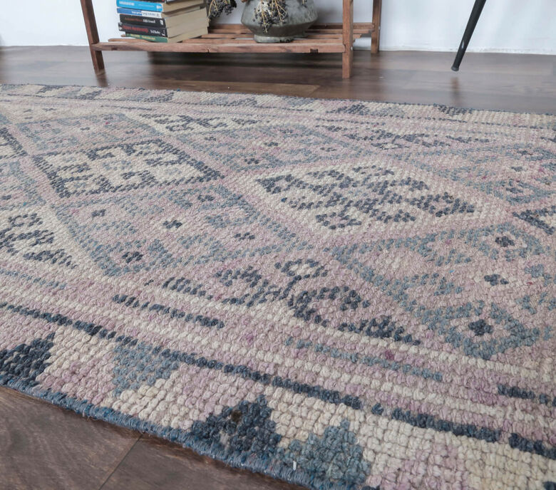 Dilani - Pastel Purple Vintage Runner Rug