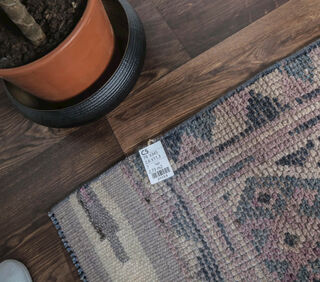 Dilani - Pastel Purple Vintage Runner Rug - Thumbnail