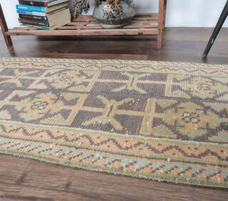 Dilberay - Turkish Patchwork Runner Rug - Thumbnail