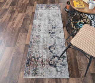 Dilman - Faded Vintage Runner Rug - Thumbnail