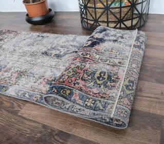 Dilman - Faded Vintage Runner Rug - Thumbnail