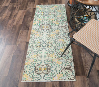 Dondu - Botanic Vintage Runner Rug - Thumbnail