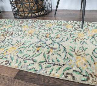 Dondu - Botanic Vintage Runner Rug - Thumbnail