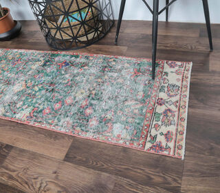 Dot - Botanic Floral Vintage Rug - Thumbnail