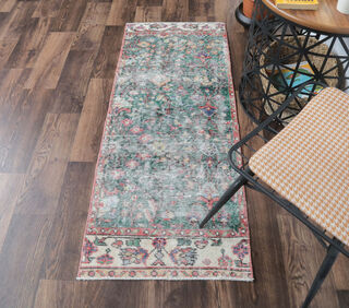 Dot - Botanic Floral Vintage Rug - Thumbnail