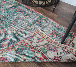 Dot - Botanic Floral Vintage Rug - Thumbnail