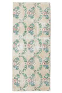 Duru - Floral Vintage Runner - Thumbnail