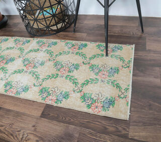 Duru - Floral Vintage Runner - Thumbnail