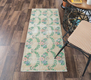 Duru - Floral Vintage Runner - Thumbnail