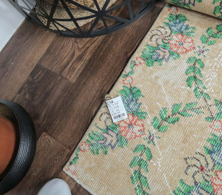 Duru - Floral Vintage Runner - Thumbnail