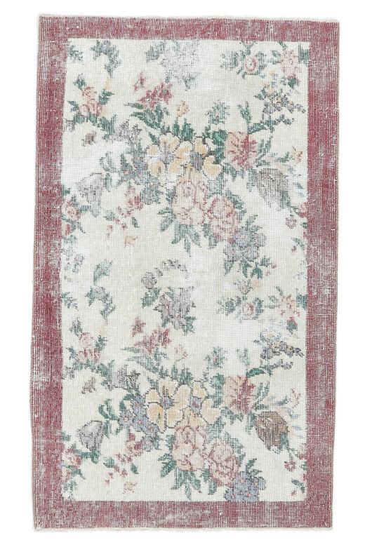 Dururbunsuz - Tropic Floral Vintage Mini Rug