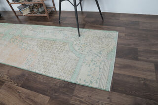 Ecegul - Turkish Vintage Runner Rug - Thumbnail