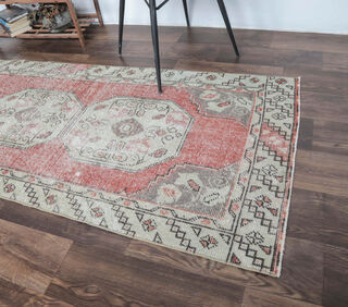 Eleanor - Faded Vintage Runner Rug - Thumbnail