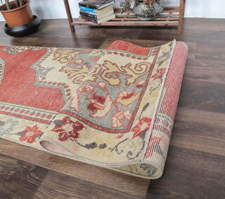 Emery - Vintage Handmade Oriental Runner - Thumbnail