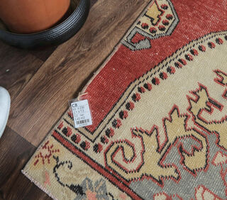 Emery - Vintage Handmade Oriental Runner - Thumbnail