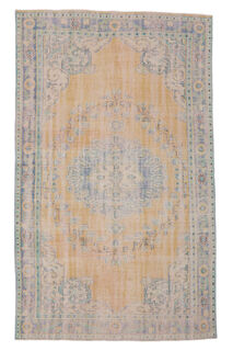 Erin - Faded Orange Vintage Area Rug - Thumbnail