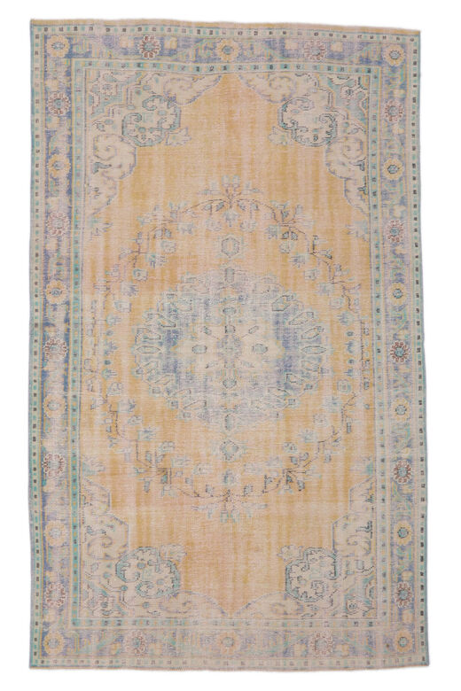 Erin - Faded Orange Vintage Area Rug