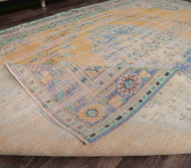 Erin - Faded Orange Vintage Area Rug