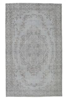 Esenbike - Gray Oriental Vintage Rug - Thumbnail