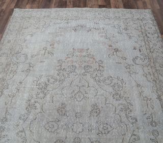 Esenbike - Gray Oriental Vintage Rug - Thumbnail