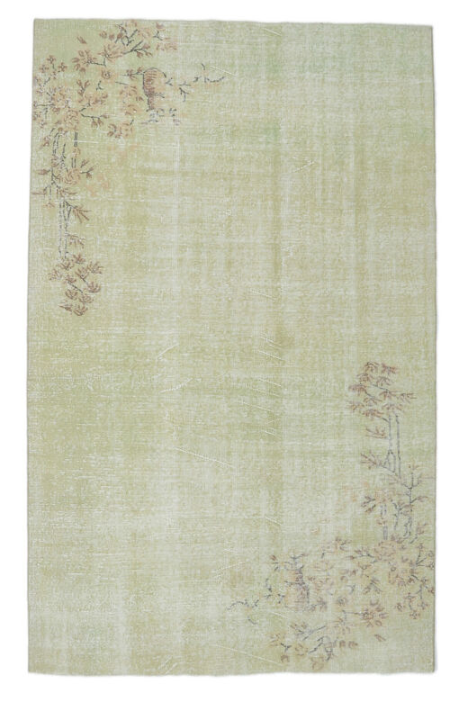 Esmecan - Green Vintage Rug