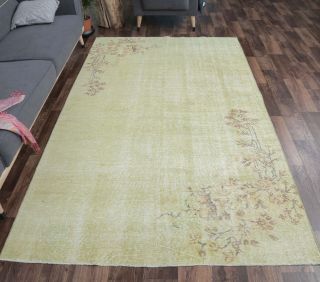 Esmecan - Green Vintage Rug - Thumbnail