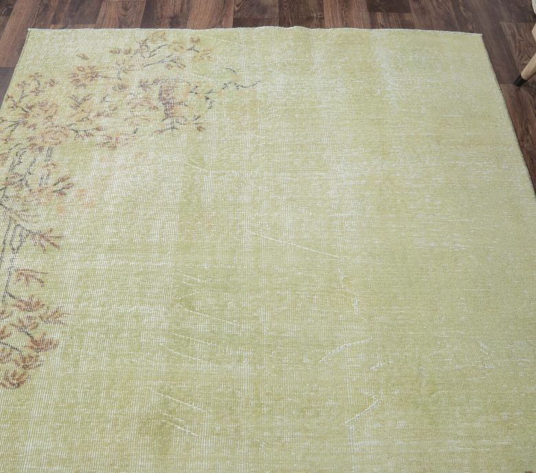 Esmecan - Green Vintage Rug