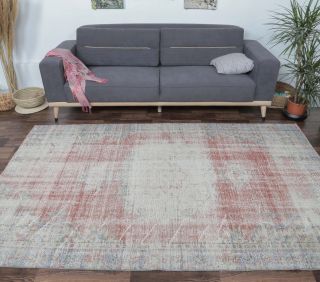 Estelle - Faded Red Oriental Area Rug - Thumbnail