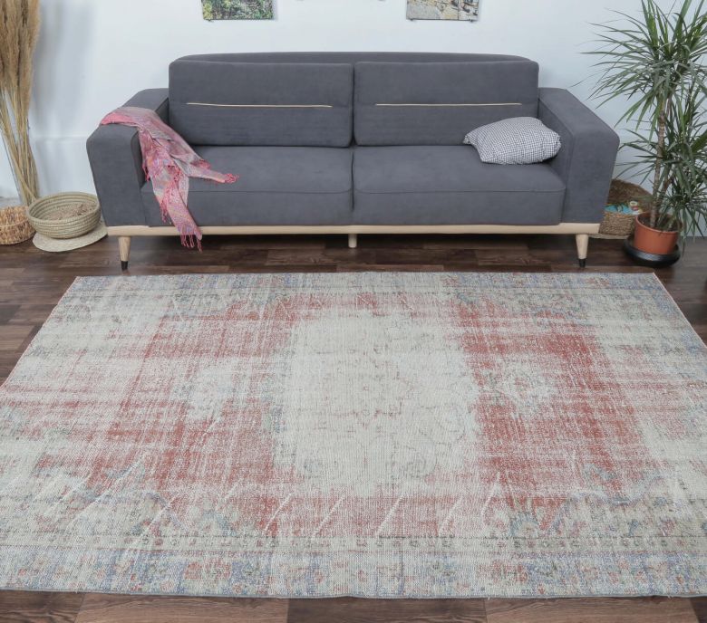 Estelle - Faded Red Oriental Area Rug