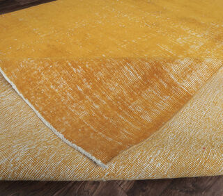 Eudora - Orange Overdyed Vintage Rug - Thumbnail