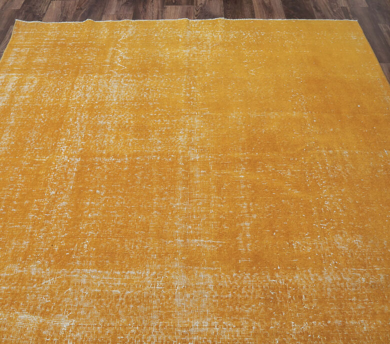 Eudora - Orange Overdyed Vintage Rug