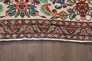 Blue Handmade Persian Vintage Rug - Thumbnail