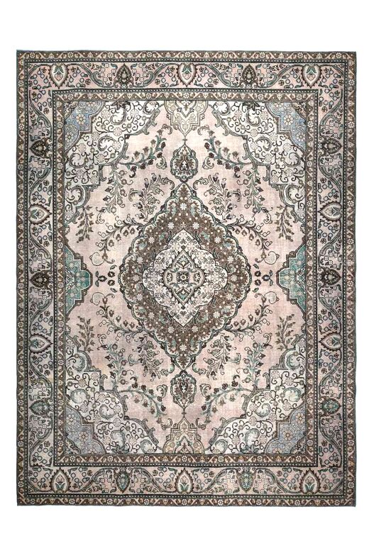 Rugser - Faded Pink Handmade Persian Vintage Rug