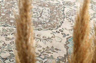 Faded Pink Handmade Persian Vintage Rug - Thumbnail