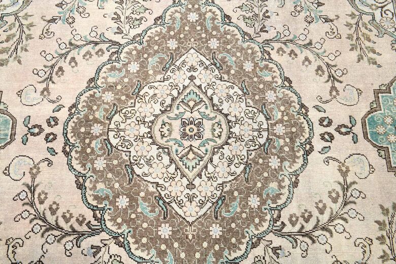 Faded Pink Handmade Persian Vintage Rug